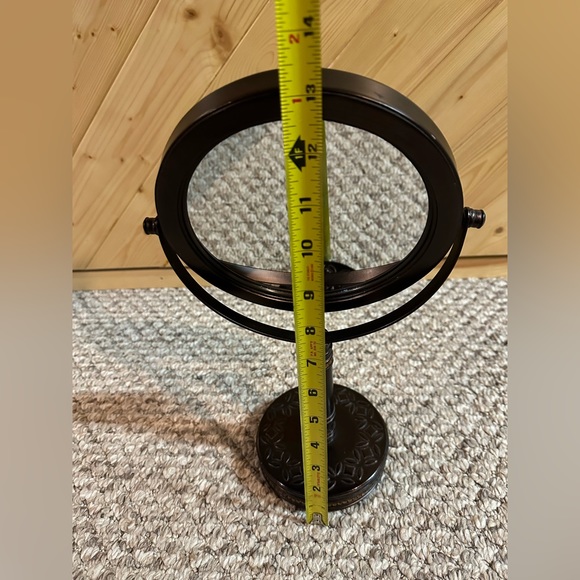 Bathroom countertop double sided magnification mirror. - Picture 7 of 8